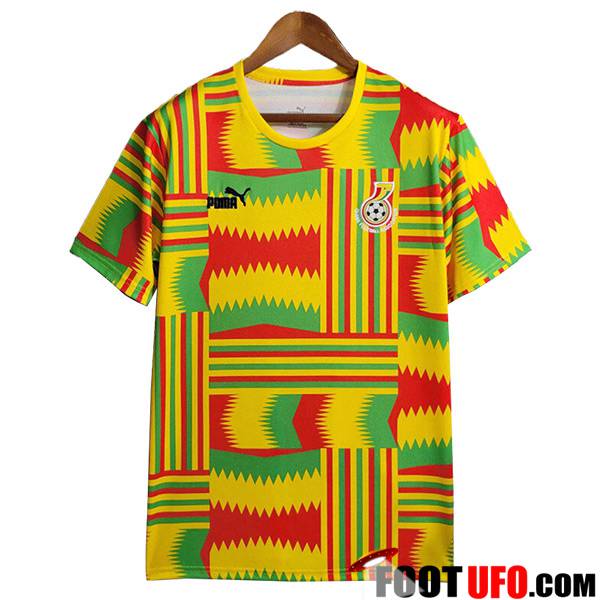 Montage Maillot Equipe Foot Ghana Domicile