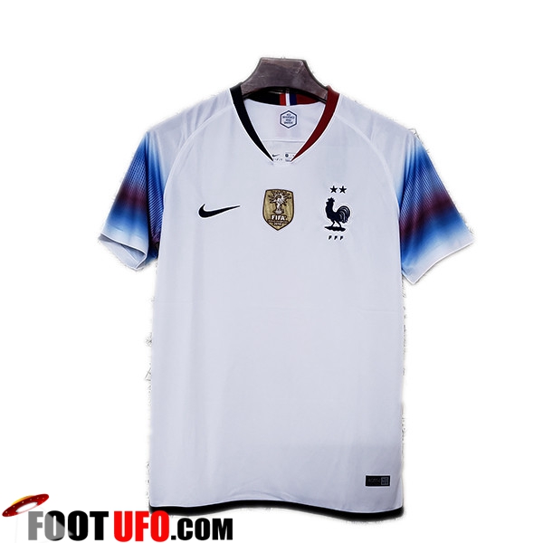 Nouveau Maillot De Foot France 2 Etoiles Exterieur Blanc