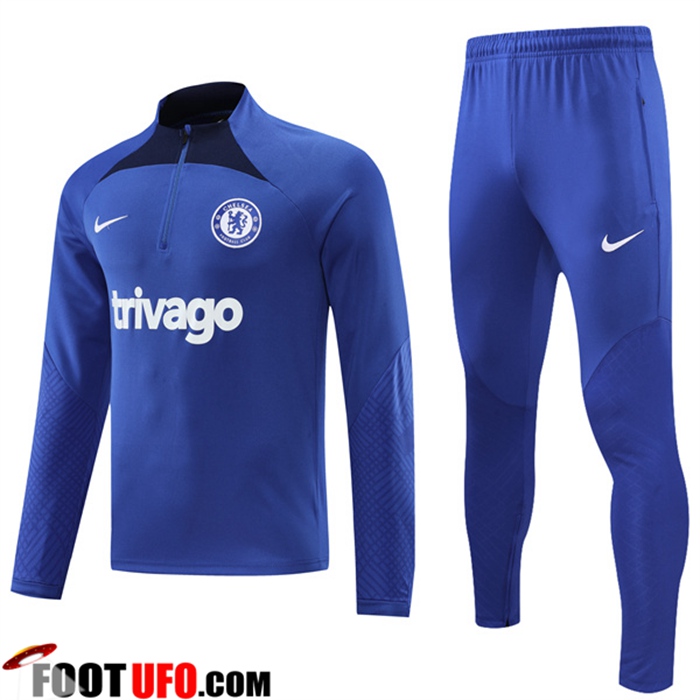 Promo Ensemble Survetement de Foot Veste FC Chelsea Jaune 2022/2023