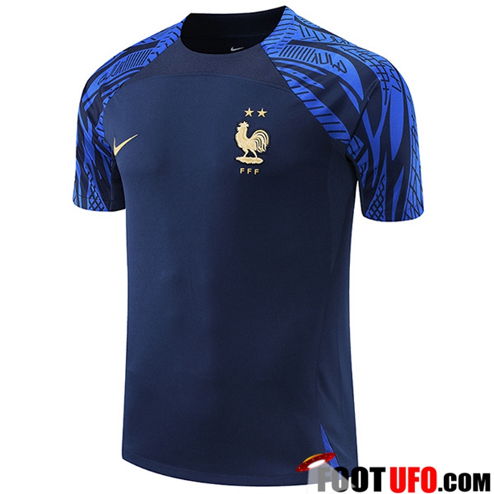 Populaire Training T-Shirts France Bleu Marin 2022/2023